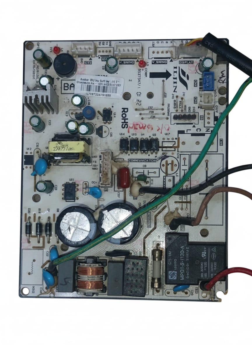 10 KELVINATOR/ILJIN INVERTER INDOOR PCB BLDC MOTOR 1201AC12EL07207 CODE 4998 REFURBISHED - Image 1