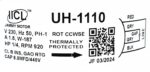 IICL Singal Ductable Outdoor Motor UH-1110, 230V CODE 3357 - Image 3