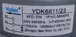 LG/HAIER OUTDOOR AC MOTOR 68W YDK6811/23 KFD70V CODE 3246 - Image 2