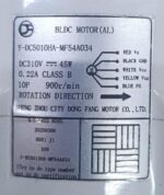 UNIVERSAL OUTDOOR BLDC MOTOR 45W Y-DC5010HA-MF54A034 CODE 3015 RANK 17/2 - Image 2
