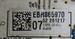 LG OUTDOOR PCB UVW MOTOR EBR86597007 CODE 5492 REFURBISHED - Image 2