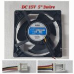 REFRIGERATOR COOLING FAN 15V DC RSE12538AYH1-E CODE 5260