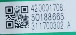 IFB FRONLOAD WASHING MACHINE PCB 7BUTTON 420001708 CODE 9160 REFURBISHED - Image 3