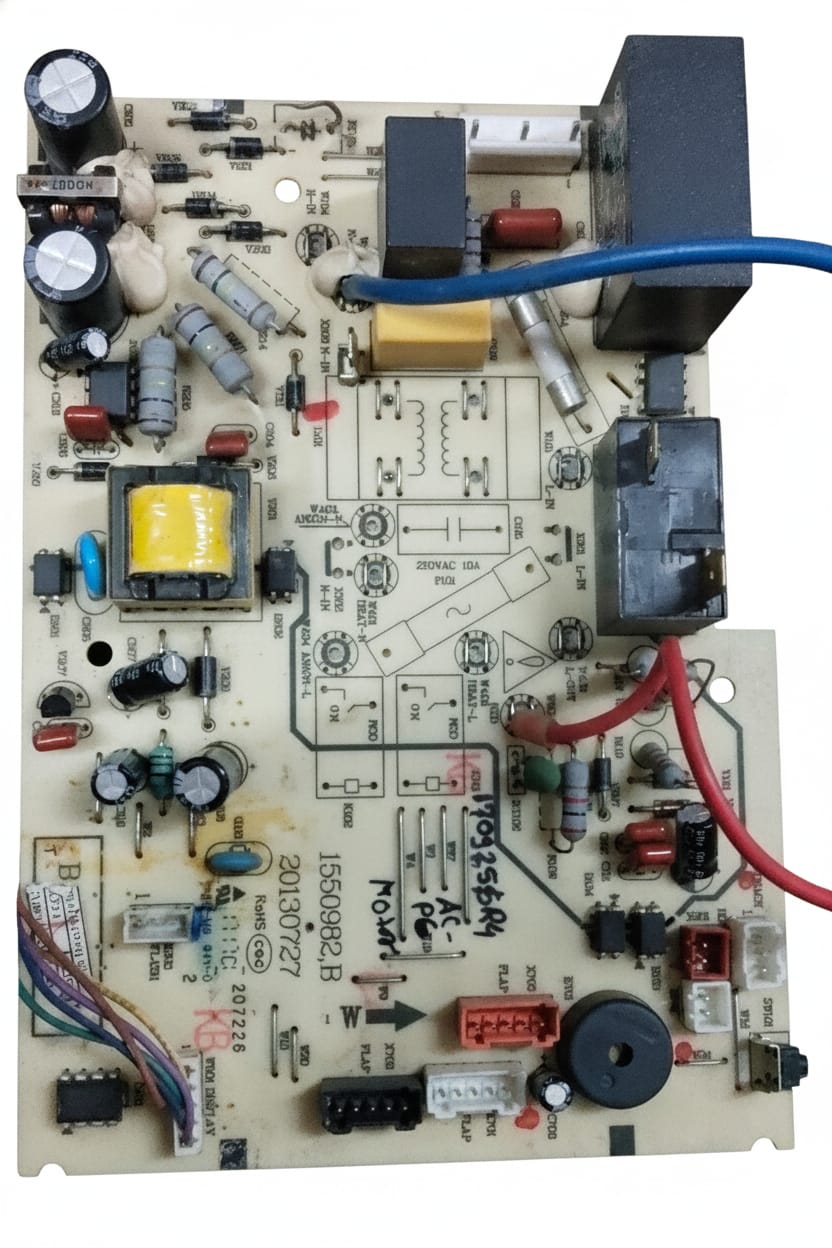 21 WHIRLPOOL/BLUESTAR INVERTER INDOOR PCB AC MOTOR 1851714 / 1851495 / 1851541 / PCB05-458-V02 CODE 5013 REFURBISHED - Image 1