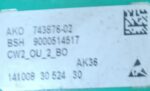 BOSCH WASHING MACHINE PCB 141008 CODE 9181 REFURBISHED - Image 3
