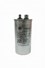 AIR CONDITIONER OUTDOOR COMPRESSOR CAPACITOR 25MFD / 450VAC CODE 5695