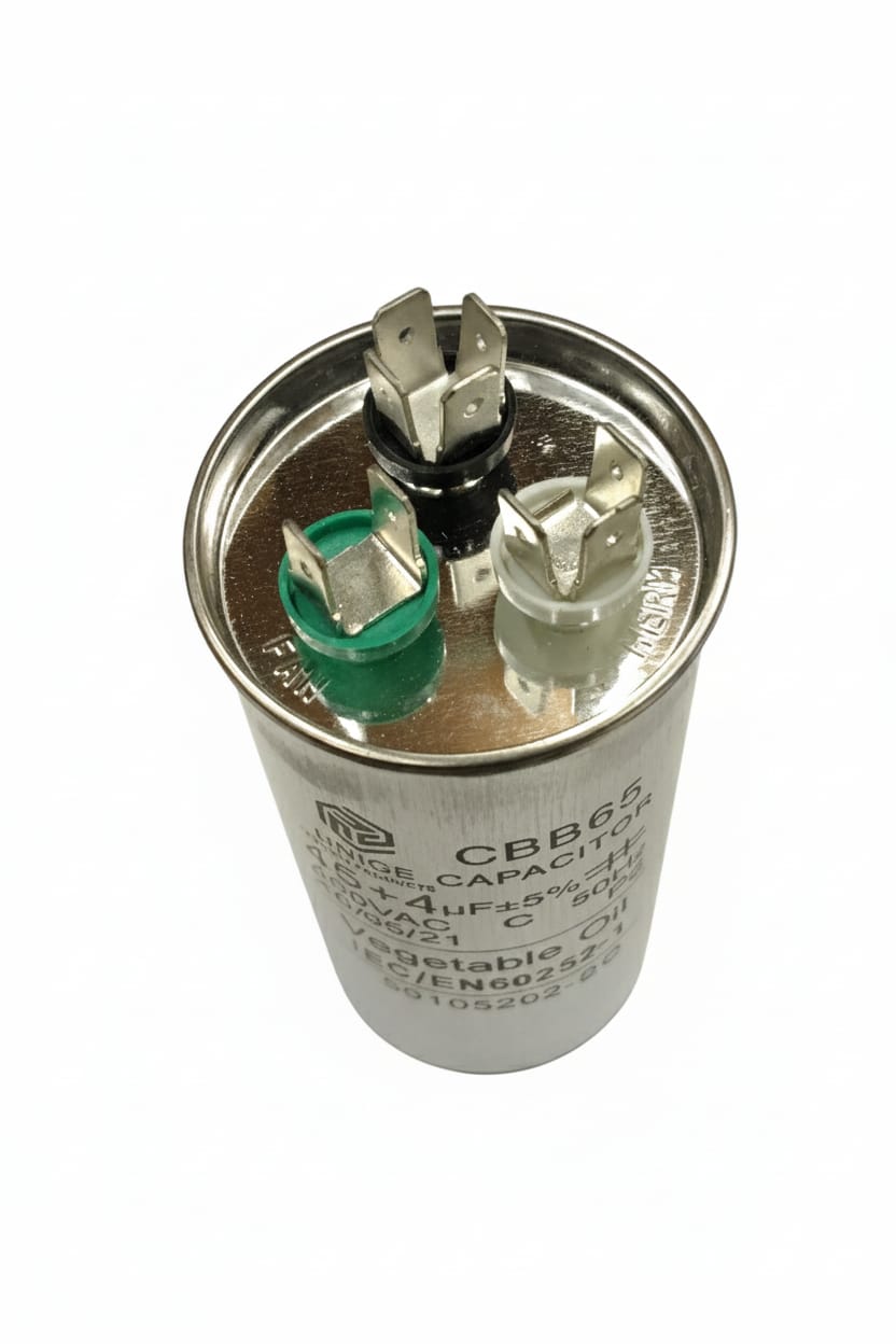 AIR CONDITIONER OUTDOOR COMPRESSOR CAPACITOR 45+4MFD / 450VAC CODE 5759 ...