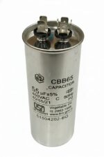AIR CONDITIONER OUTDOOR COMPRESSOR CAPACITOR 55MFD / 450VAC CODE 5777 - Image 2