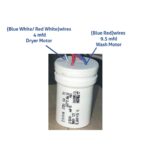 9+4 MFD CAPACITOR FOR SEMI WASHING MACHINE CODE 6208 - Image 2