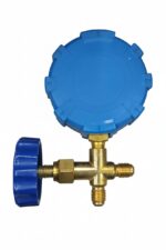 SYMBOL SINGLE MANIFOLD GAUGE -30 - 220 PSI BLUE CODE 6453 - Image 2