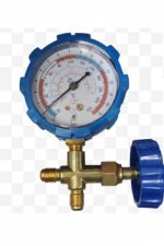 SYMBOL SINGLE MANIFOLD GAUGE -30 - 220 PSI BLUE CODE 6453 - Image 3