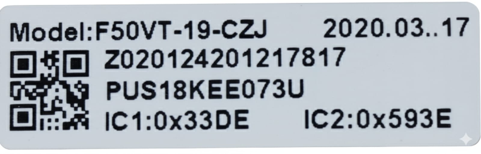 VOLTAS MEGMEET OUTDOOR PCB BLDC MOTOR F50VT-19-CZJ / PUS18KEE073U
