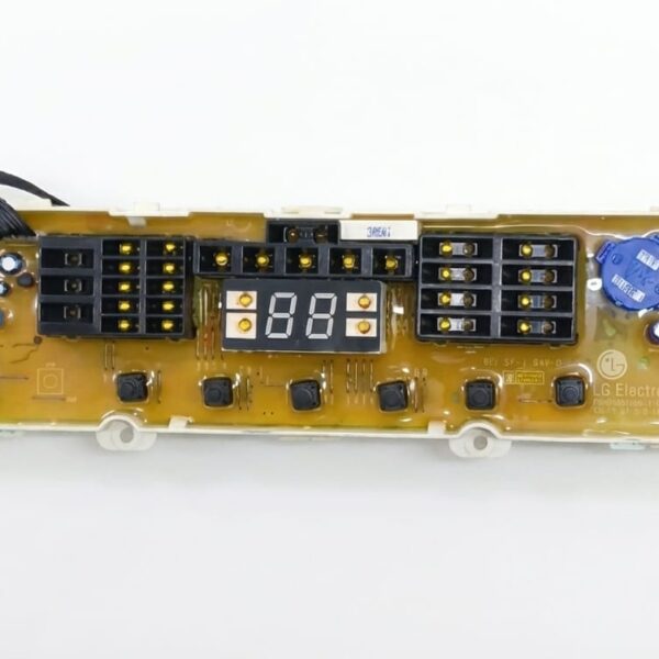 LG TOPLOAD INVERTER WASHING MACHINE PCB 8 BUTTON / EBR83263211 CODE 6853 REFURBISHED