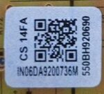 SAMSUNG DOUBLE DOOR REFRIGERATOR PCB IN06DA9200736M CODE 7582 REFURBISHED - Image 2