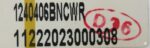 INDOOR DISPLAY 7 PIN 1240406BNCWR / 1122202300080 CODE 9617 REFURBISHED - Image 2