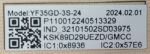 GODREJ OUTDOOR PCB AC MOTOR YF35GD-3S-24 KSK89D29UEZD/GMCC CODE 11223 REFURBISHED - Image 2