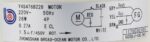 VOLTAS MOTOR AC MOTOR Y4S476B228 26W CODE 12490 OLD ORIGINAL RANK 16/5 - Image 2