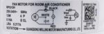 VOLTAS MOTOR AC MOTOR RPG13H 13W YKFG-13-4-38L-4 CODE 12511 OLD ORIGINAL RANK 16/3 - Image 2