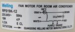 LLOYD MOTOR AC MOTOR RPS19K-12 18W CODE 12557 OLD ORIGINAL RANK 14/3 - Image 3